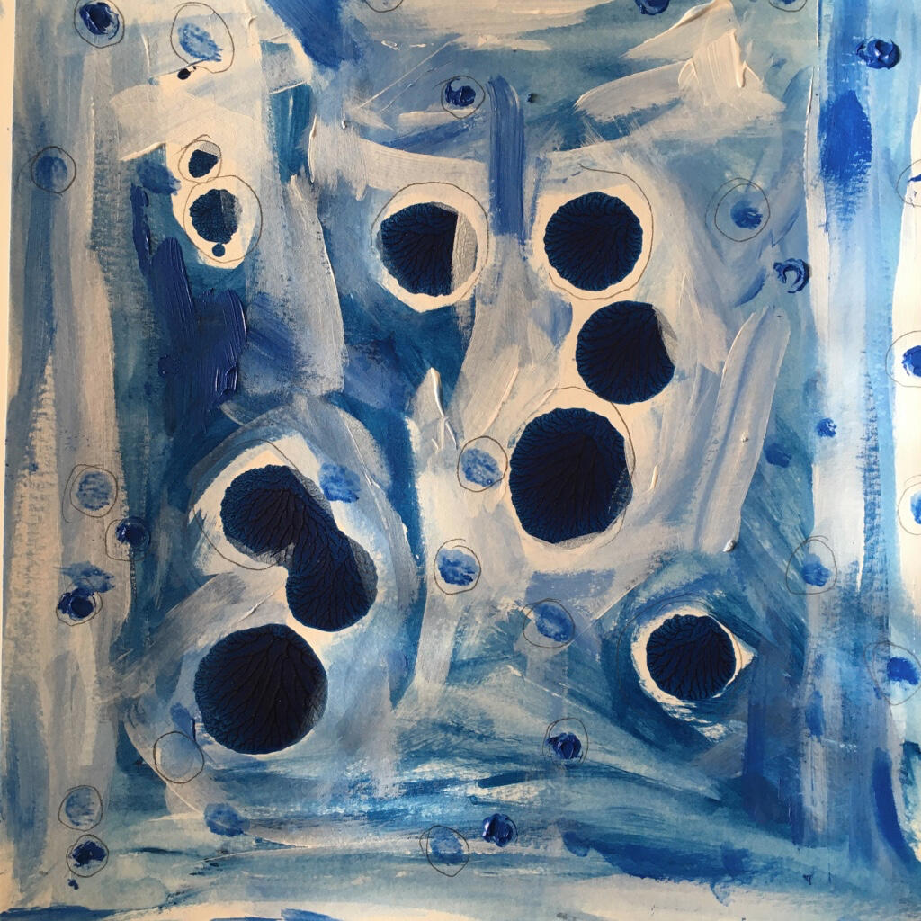 Abstract Acrylic Painting