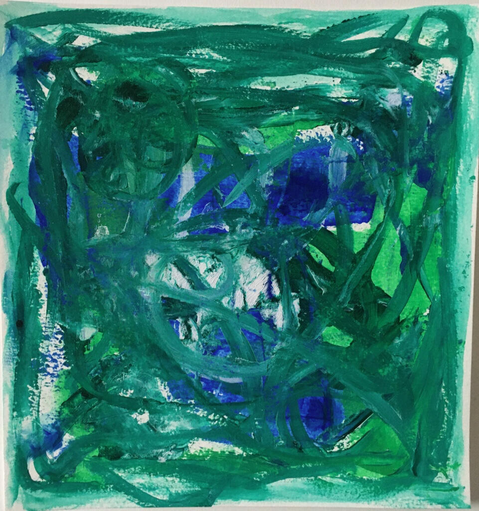 Abstract Acrylic Painting