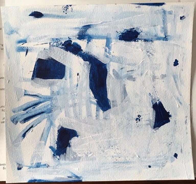 Abstract Acrylic Painting